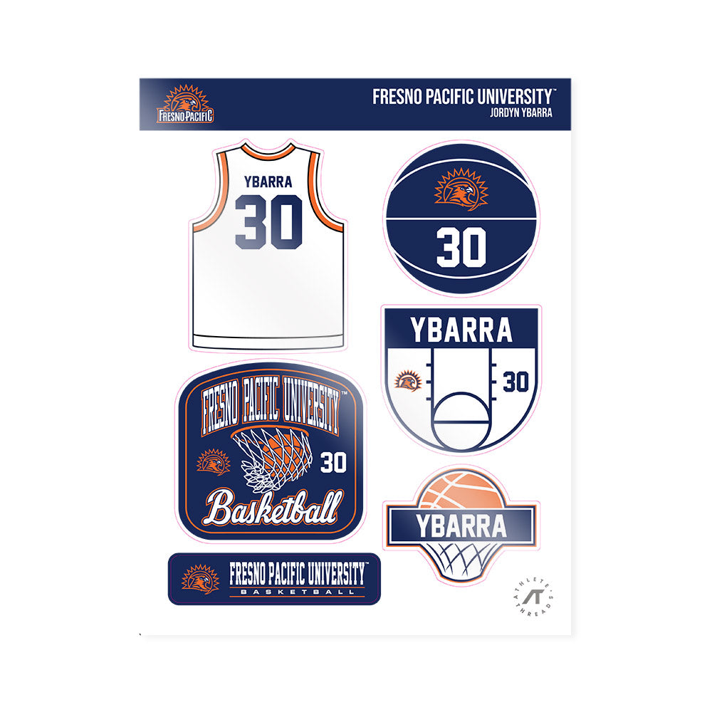 FPU - NCAA Women's Basketball : Jordyn Ybarra - Sticker Sheet-0