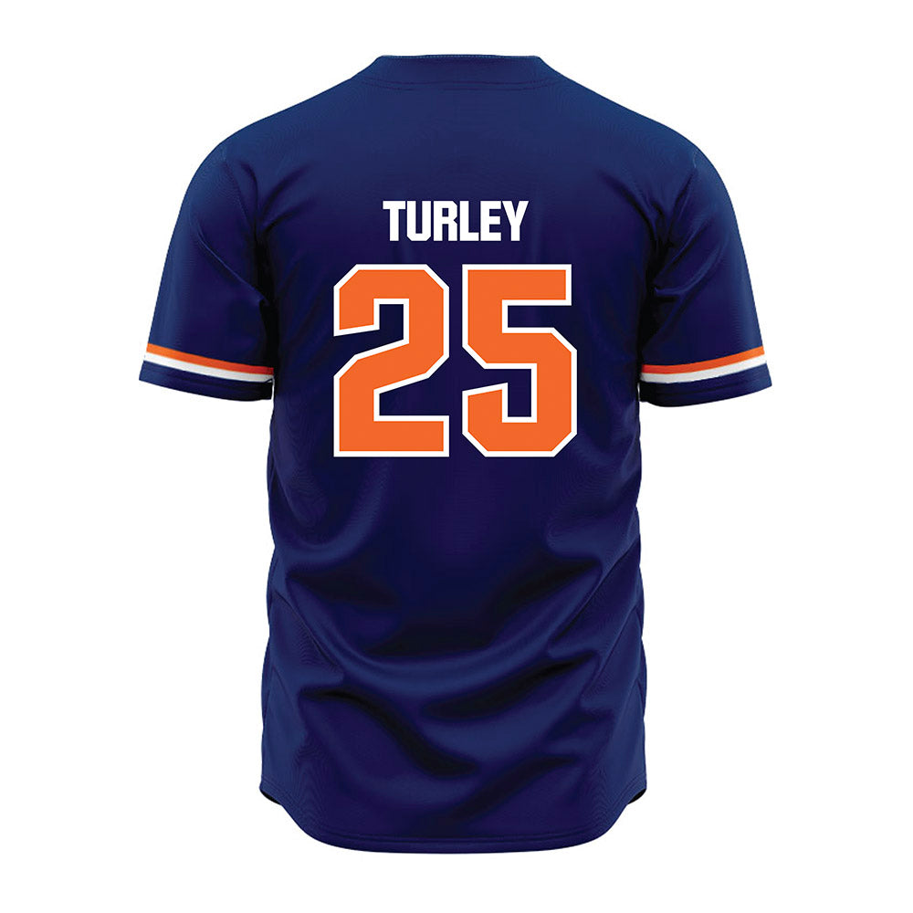 FPU - NCAA Baseball : Jake Turley - Blue Jersey-1