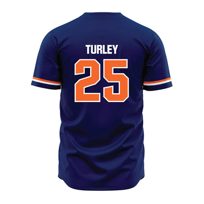 FPU - NCAA Baseball : Jake Turley - Blue Jersey-1