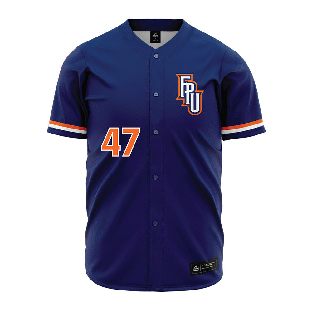 FPU - NCAA Baseball : Matt Bettencourt - Blue Jersey-0
