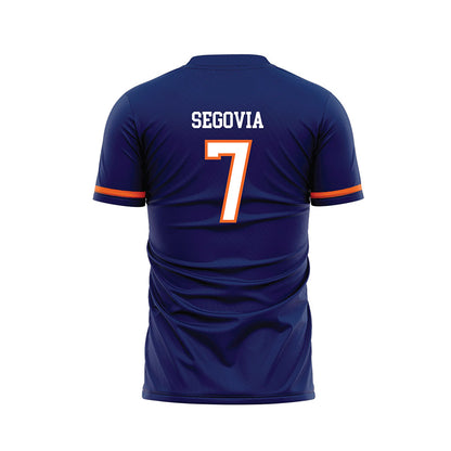 FPU - NCAA Men's Soccer : Giovanni Segovia - Blue Soccer Jersey-1