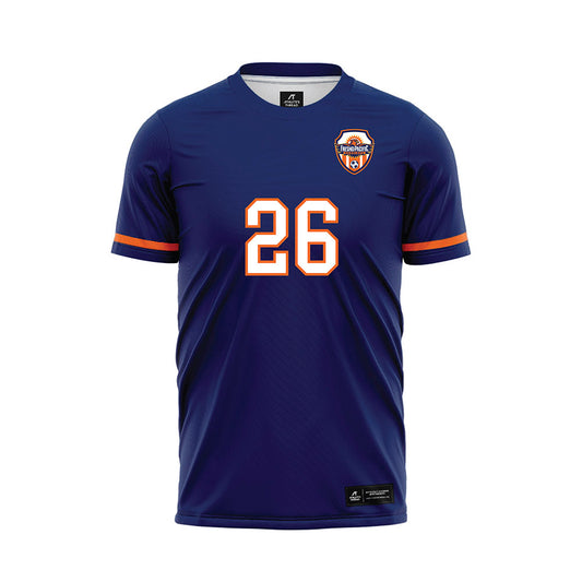 FPU - NCAA Men's Soccer : Danly Chicas - Blue Soccer Jersey-0