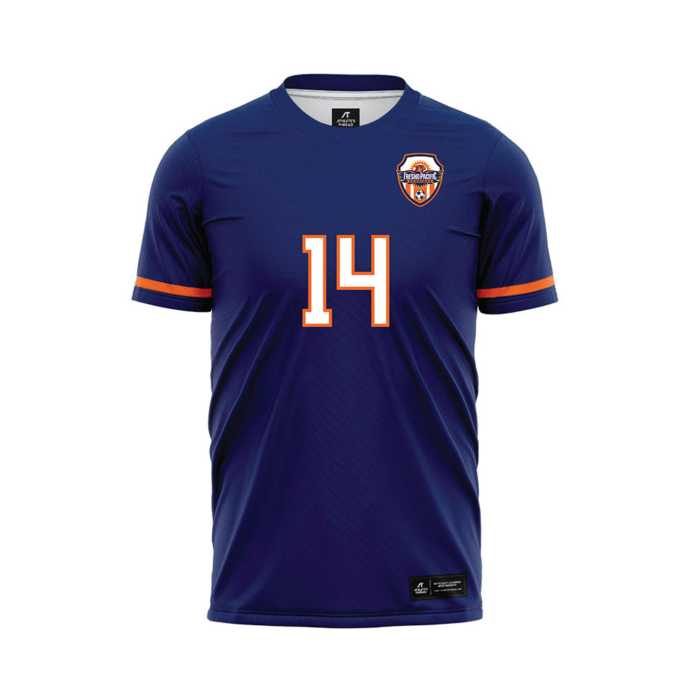 FPU - NCAA Men's Soccer : Noah Naranjo - Blue Soccer Jersey-0