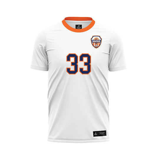 FPU - NCAA Women's Soccer : Emily Alvarez - White Soccer Jersey-0