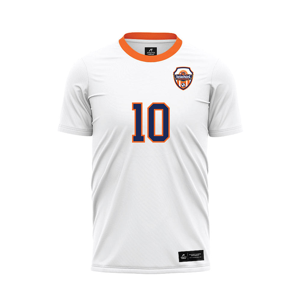 FPU - NCAA Women's Soccer : Celeste Suarez - White Soccer Jersey-0