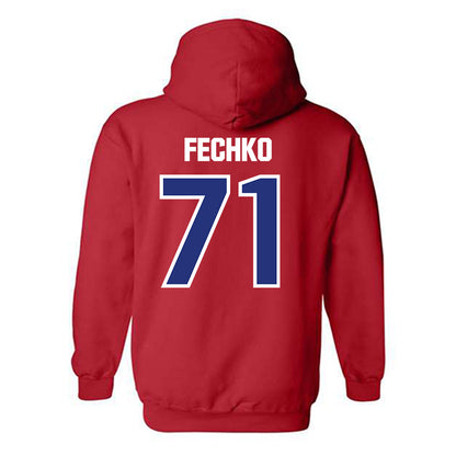 TN State - NCAA Men's Ice Hockey : Marcus Fechko - Classic Shersey Hooded Sweatshirt-3