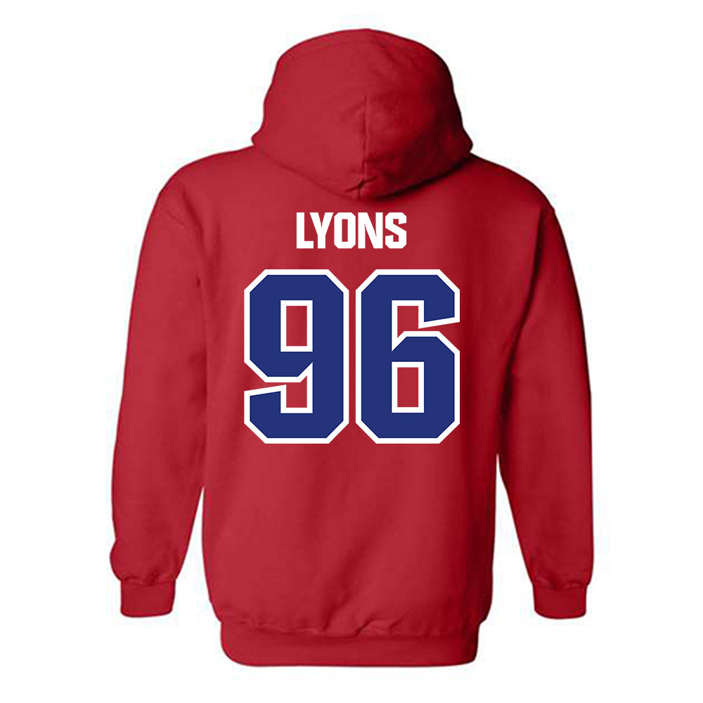 TN State - NCAA Football : Kennland Lyons - Classic Shersey Hooded Sweatshirt-1