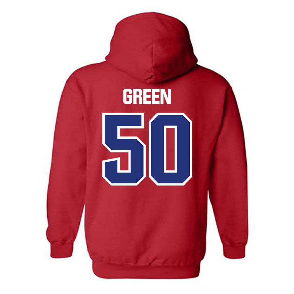 TN State - NCAA Football : Joshua Green - Classic Shersey Hooded Sweatshirt-1
