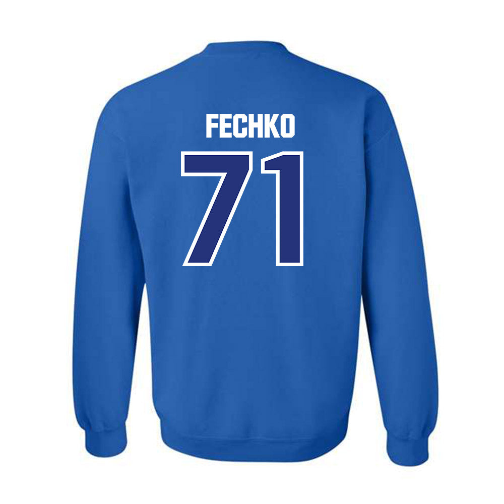 TN State - NCAA Men's Ice Hockey : Marcus Fechko - Classic Shersey Crewneck Sweatshirt-3