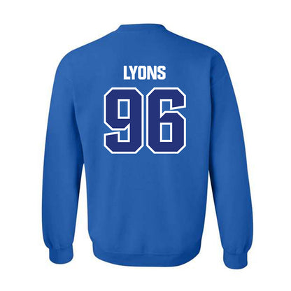 TN State - NCAA Football : Kennland Lyons - Classic Shersey Crewneck Sweatshirt-1