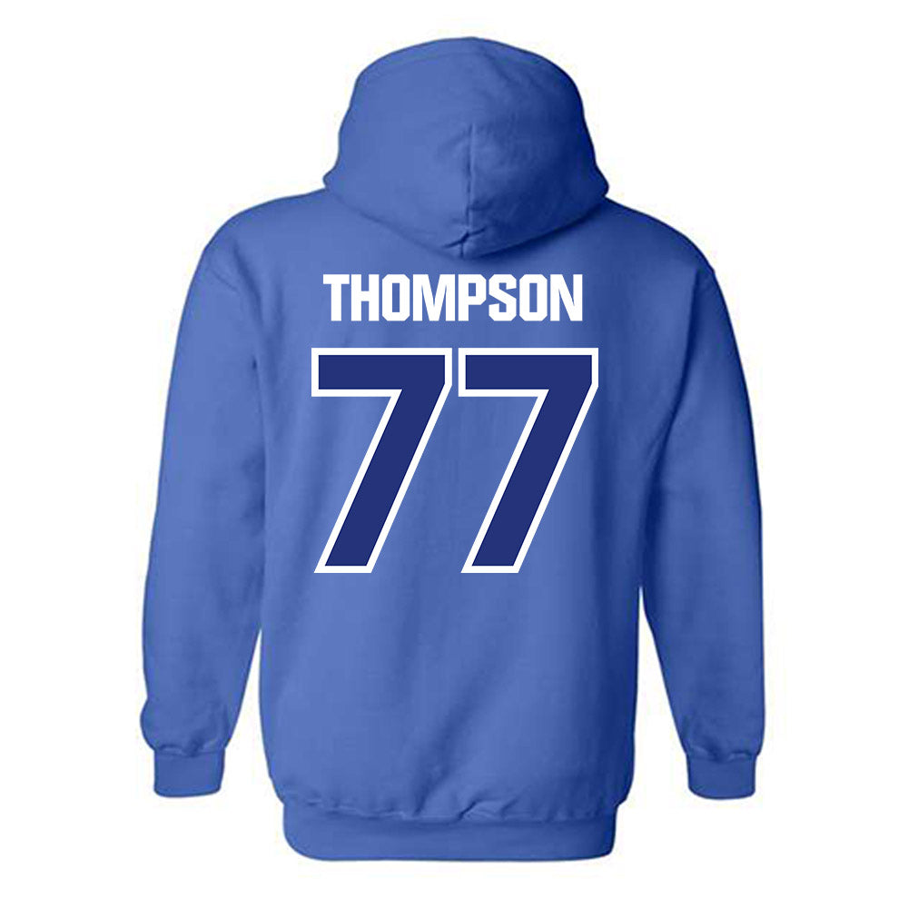 TN State - NCAA Football : Donovan Thompson - Classic Shersey Hooded Sweatshirt-1