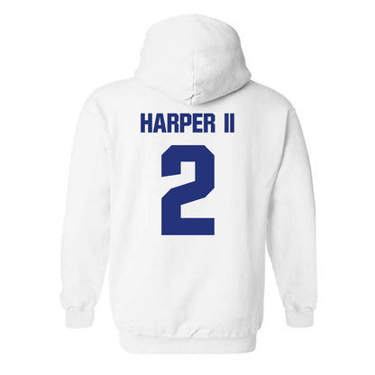 TN State - NCAA Men's Basketball : Travis Harper II - Classic Shersey Hooded Sweatshirt-2