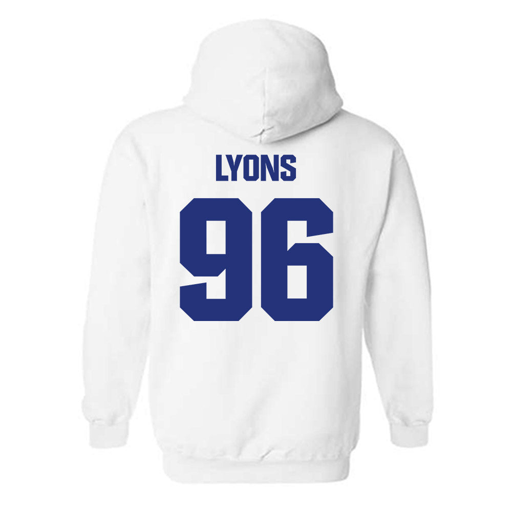 TN State - NCAA Football : Kennland Lyons - Classic Shersey Hooded Sweatshirt-1