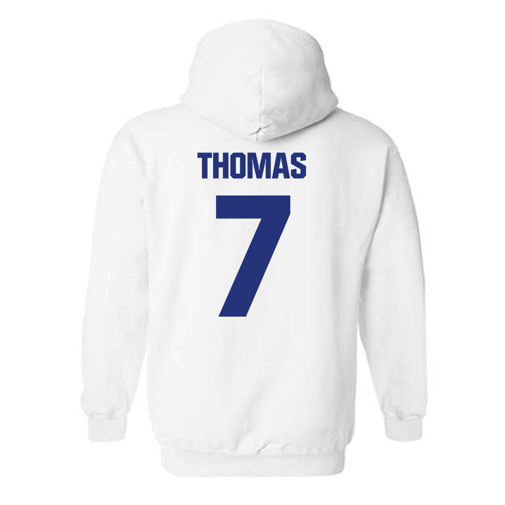 TN State - NCAA Women's Basketball : Icesis Thomas - Classic Shersey Hooded Sweatshirt-3