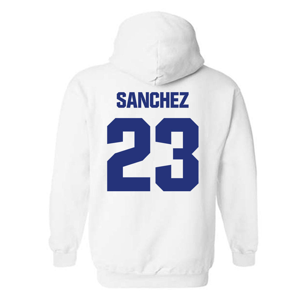 TN State - NCAA Women's Basketball : Sadie Sanchez - Classic Shersey Hooded Sweatshirt-3