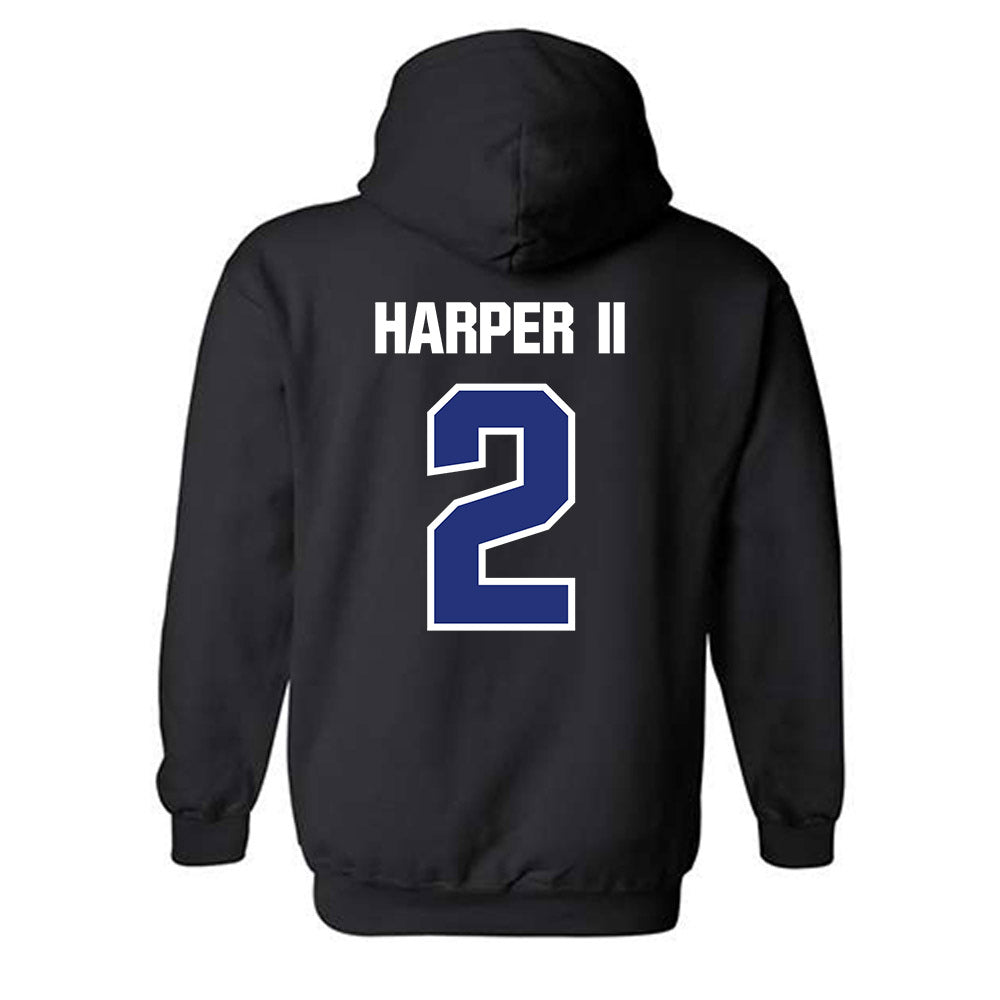 TN State - NCAA Men's Basketball : Travis Harper II - Classic Shersey Hooded Sweatshirt-1