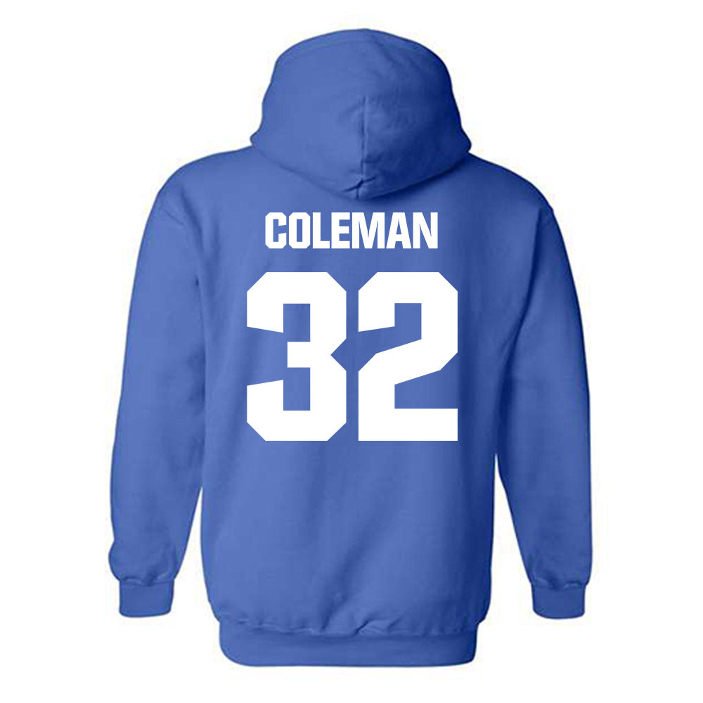 TN State - NCAA Football : Jayden Coleman - Classic Shersey Hooded Sweatshirt-3