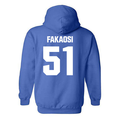 TN State - NCAA Football : Epoki Fakaosi - Classic Shersey Hooded Sweatshirt-1