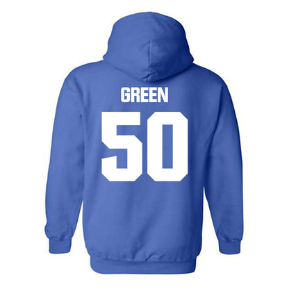 TN State - NCAA Football : Joshua Green - Classic Shersey Hooded Sweatshirt-1