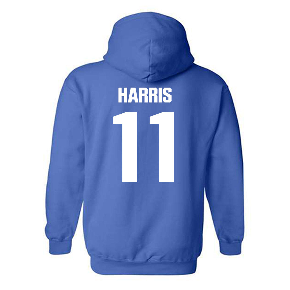 TN State - NCAA Women's Basketball : Genesis Harris - Classic Shersey Hooded Sweatshirt-3