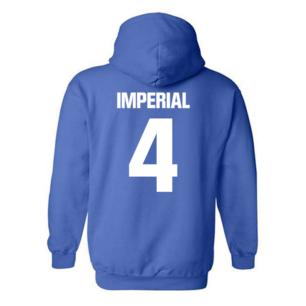 TN State - NCAA Women's Volleyball : Jordan Imperial - Classic Shersey Hooded Sweatshirt-3