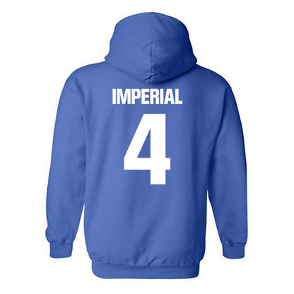 TN State - NCAA Women's Volleyball : Jordan Imperial - Classic Shersey Hooded Sweatshirt-3