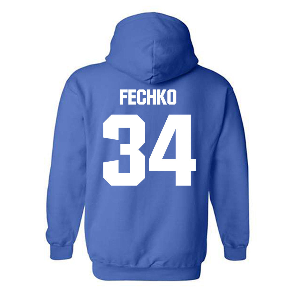 TN State - NCAA Men's Ice Hockey : Trey Fechko - Classic Shersey Hooded Sweatshirt-3