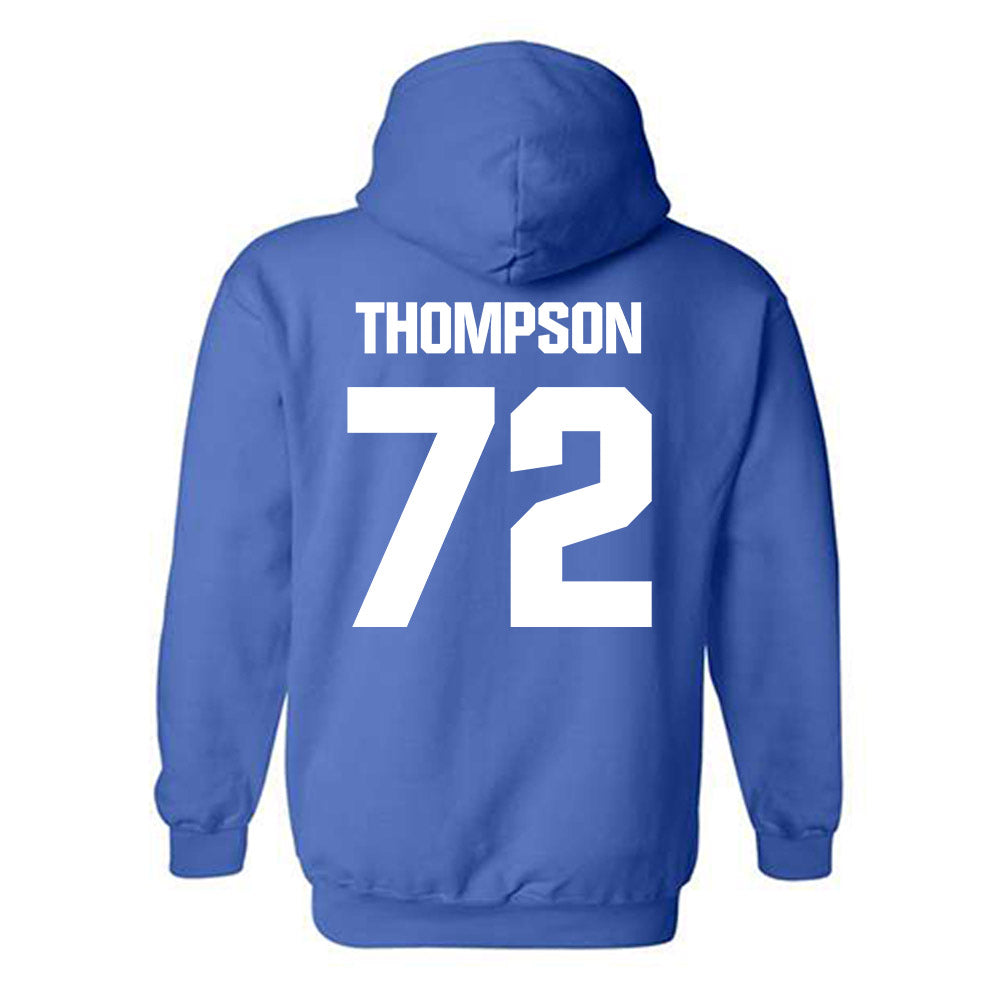 TN State - NCAA Football : Donovan Thompson - Classic Shersey Hooded Sweatshirt-1