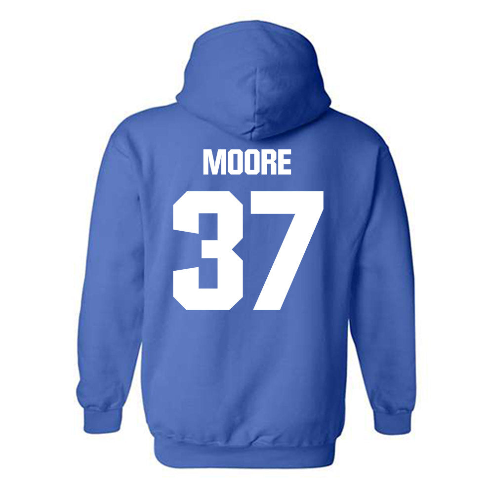 TN State - NCAA Football : Johnothan Moore - Classic Shersey Hooded Sweatshirt-1