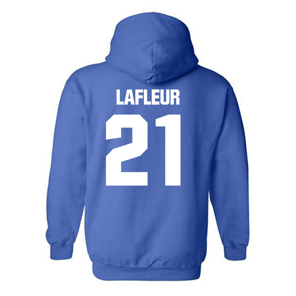 TN State - NCAA Men's Basketball : Jean Yvens Lafleur - Classic Shersey Hooded Sweatshirt-3