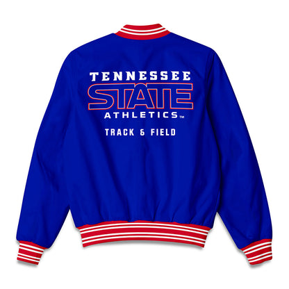 TN State - NCAA Men's Track & Field : Kolby Jones - Bomber Jacket-1