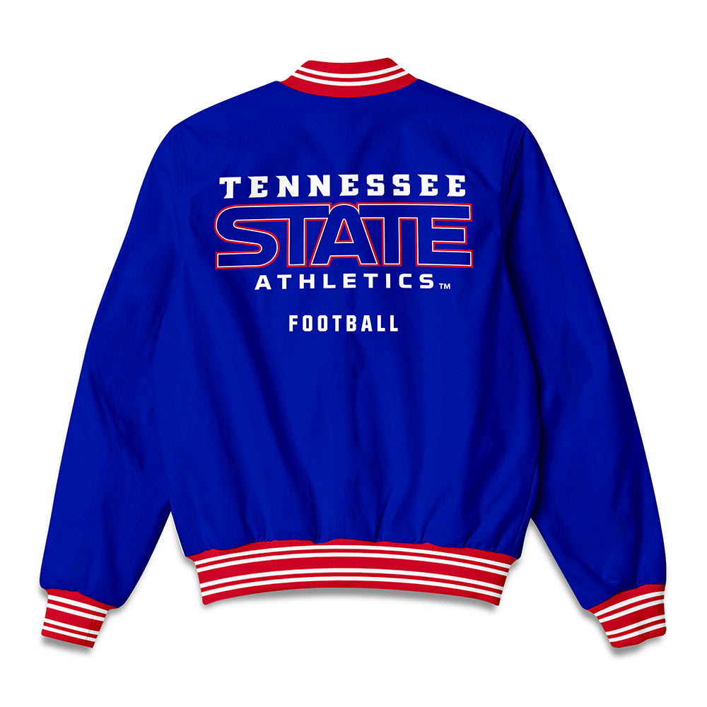 TN State - NCAA Football : Tyree Begne - Bomber Jacket-1