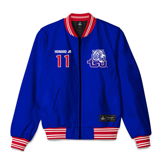 TN State - NCAA Men's Basketball : Damon Howard Jr - Bomber Jacket-0