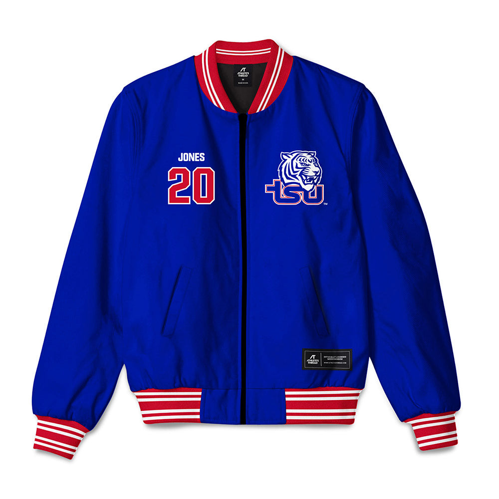 TN State - NCAA Men's Basketball : Jayden Jones - Bomber Jacket-0