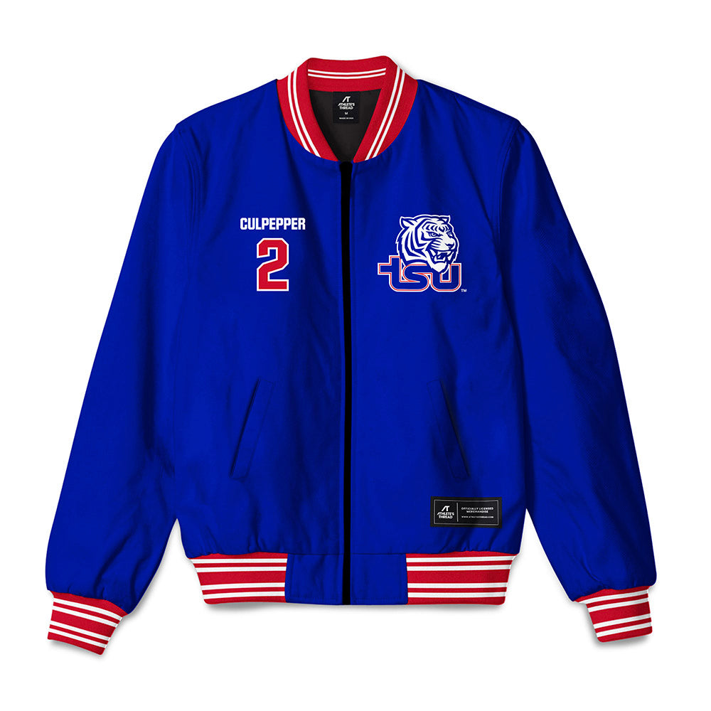 TN State - NCAA Women's Volleyball : Julia Culpepper - Bomber Jacket-0