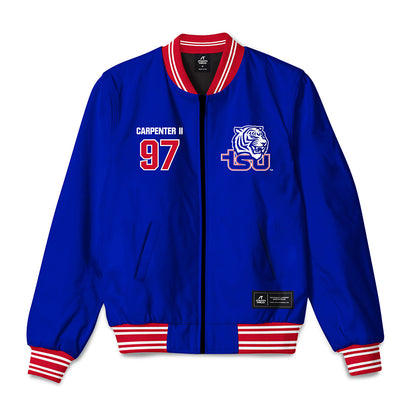 TN State - NCAA Football : Terence Carpenter II - Bomber Jacket-0