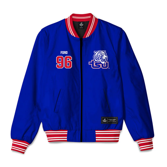 TN State - NCAA Men's Ice Hockey : Odin Ford - Bomber Jacket-0