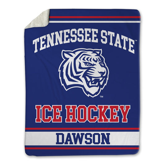 TN State - NCAA Men's Ice Hockey : Ridge Dawson - Blanket-0