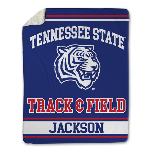 TN State - NCAA Men's Track & Field : Damon Jackson - Blanket-0