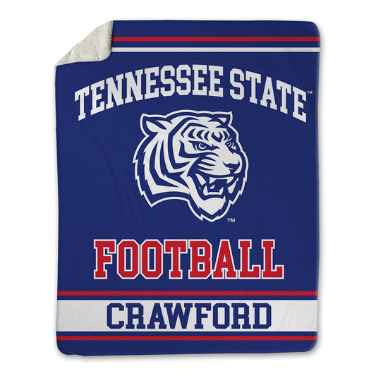 TN State - NCAA Football : Shamar Crawford - Blanket-0