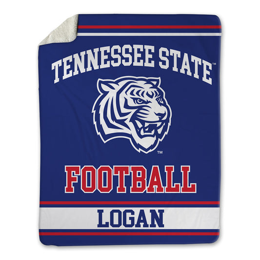 TN State - NCAA Football : Justin Logan - Blanket-0
