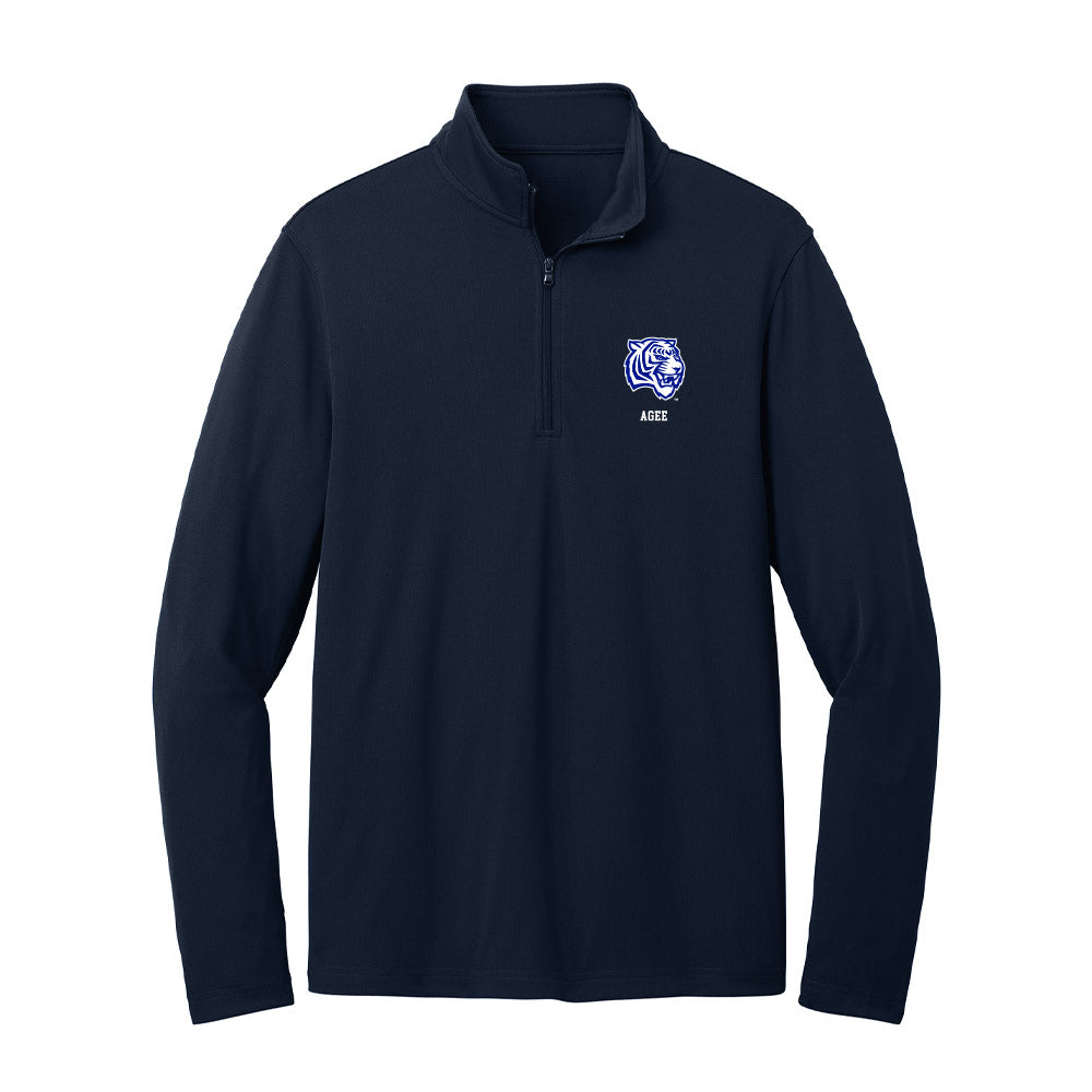 TN State - NCAA Men's Tennis : Quest Agee - Lightweight Quarter Zip Jacket-0