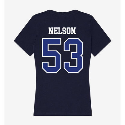 TN State - NCAA Football : Steven Nelson - Women's V-Neck T-Shirt-1
