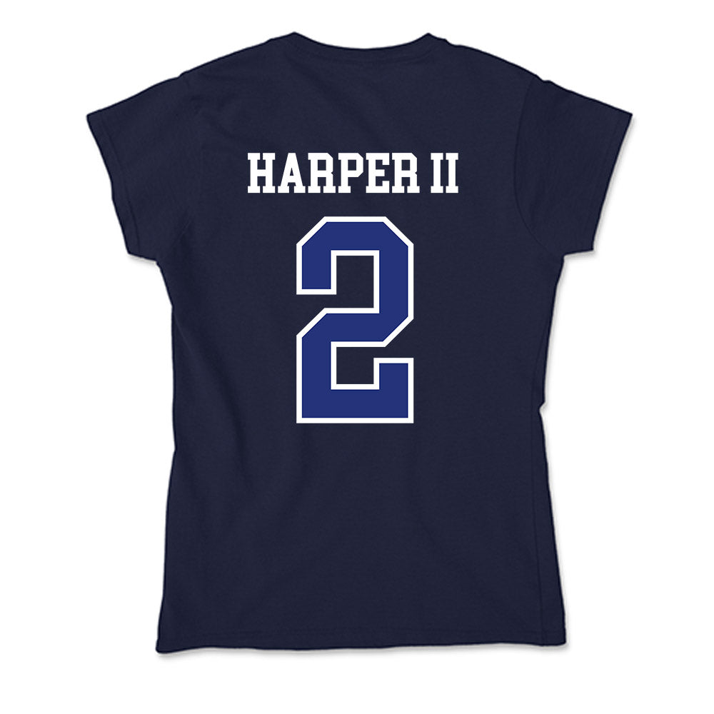 TN State - NCAA Men's Basketball : Travis Harper II - Soft Style Women’s T-Shirt-1