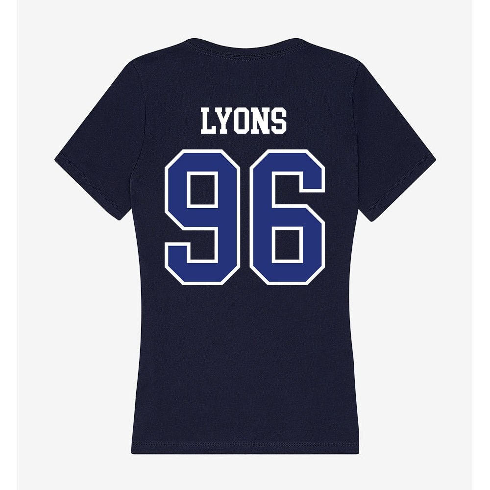 TN State - NCAA Football : Kennland Lyons - Women's V-Neck T-Shirt-1