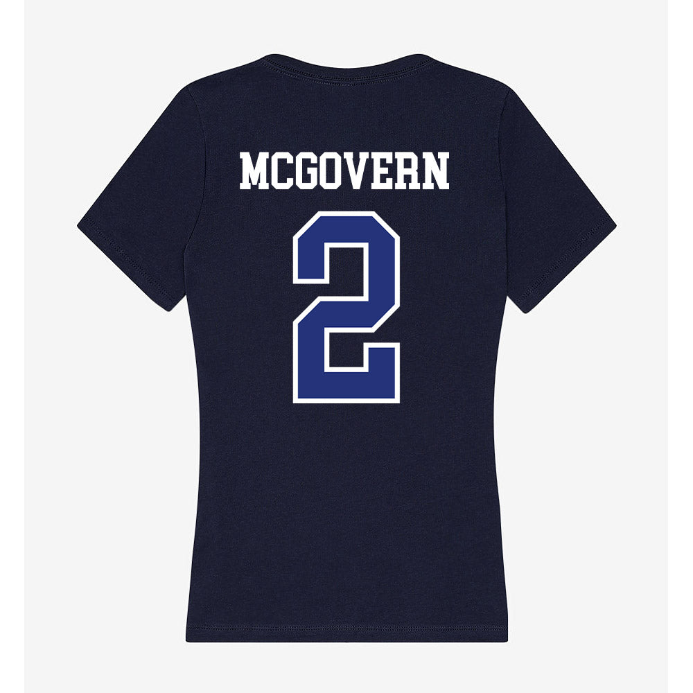 TN State - NCAA Men's Basketball : Ley McGovern - Women's V-Neck T-Shirt-1