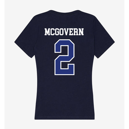 TN State - NCAA Men's Basketball : Ley McGovern - Women's V-Neck T-Shirt-1