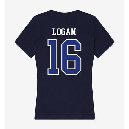 TN State - NCAA Football : Justin Logan - Women's V-Neck T-Shirt-1