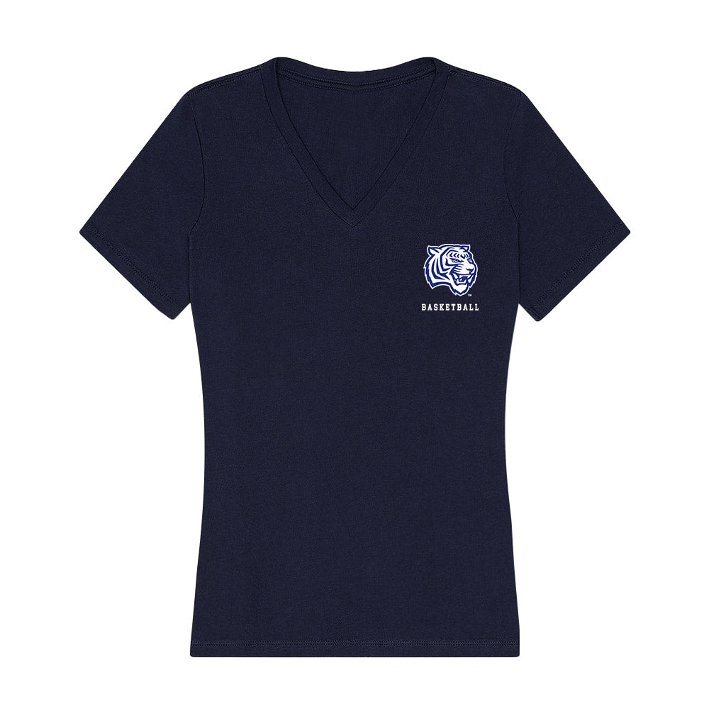 TN State - NCAA Men's Basketball : Ley McGovern - Women's V-Neck T-Shirt-0