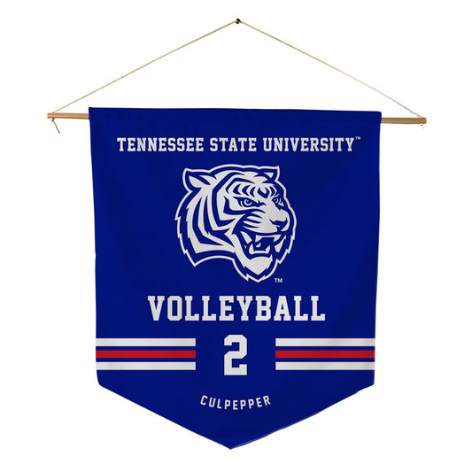 TN State - NCAA Women's Volleyball : Julia Culpepper - Pennant - 18" x 21"-0